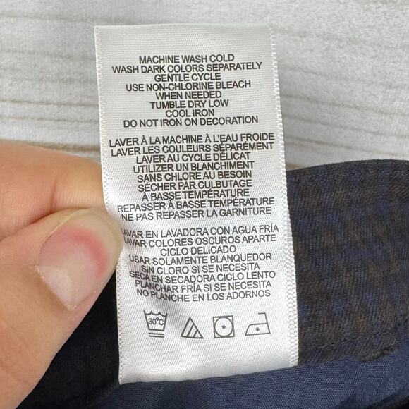 The Original Ben Sherman Dark Chocolate Check Print Straight Fit Size 28x34 - Picture 7 of 9